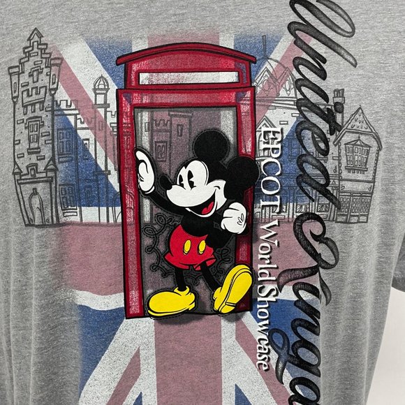 Disney Men's pullover tee short sleeve Gray crew neck size XXL - Picture 9 of 11